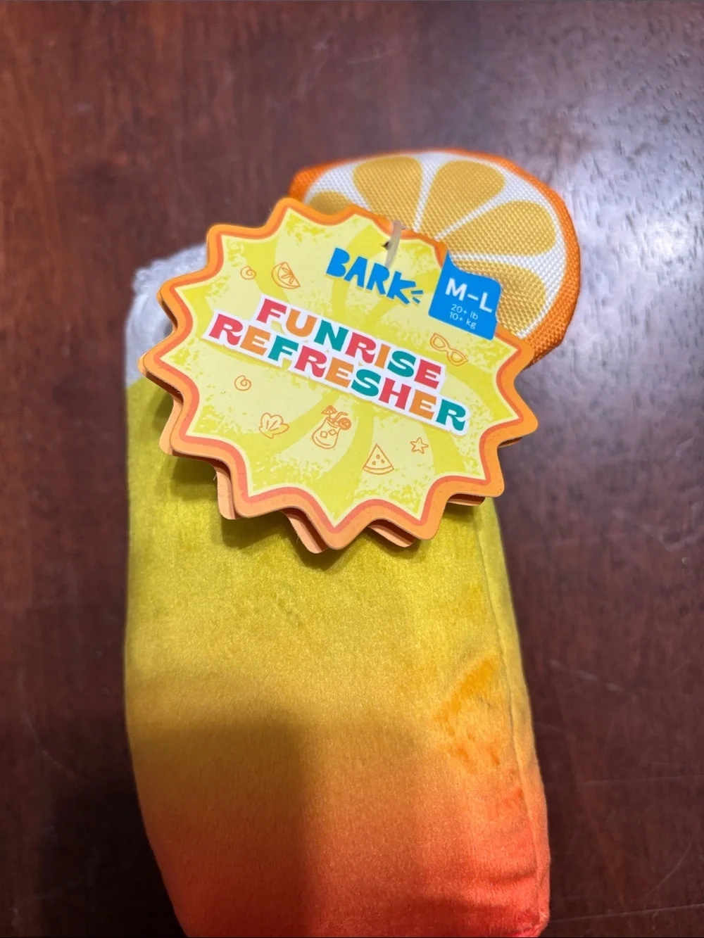 NWT Bark Funrise Refresher Dog Toy